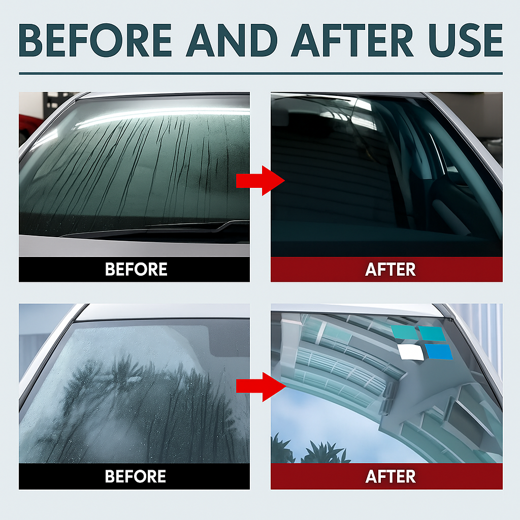 Car Glass Anti-Fog Spray (Buy 1 Get 1 Free + FREE Sponge!)