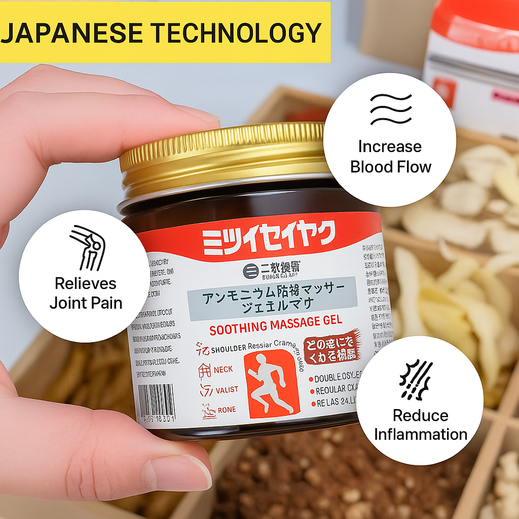 Japanese Instant Pain Relief Gel (Buy 1 Get 1 Free)